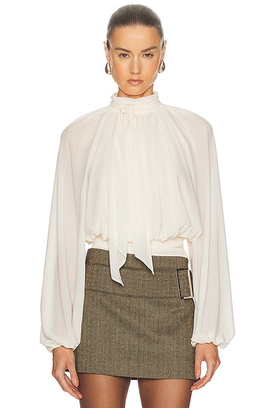 Ronny Kobo Anouk Blouse in Ivory
