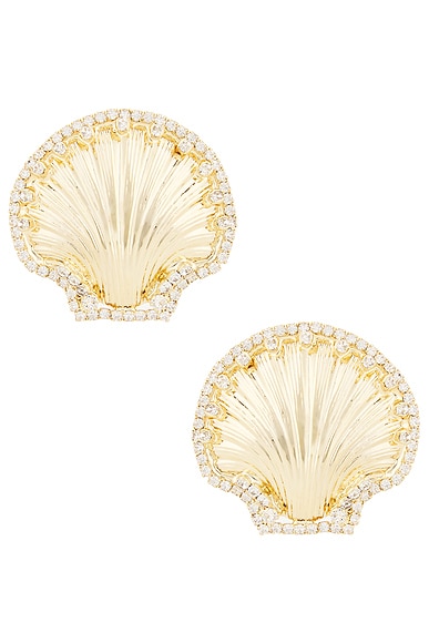 Shell Strass Earrings