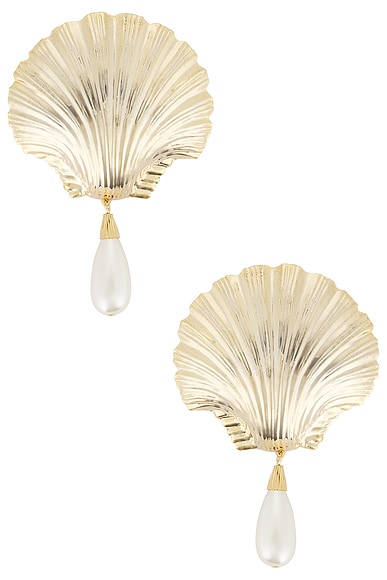 Oversized Shell Brooch