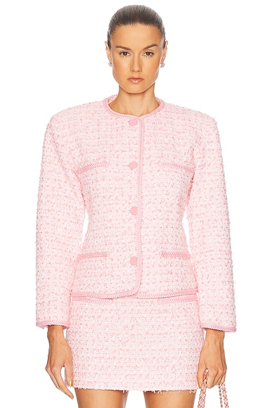 FWRD Renew CHANEL ジャケット - Pink | FWRD FWRD Renew CHANEL ジャケット - Pink | FWRD