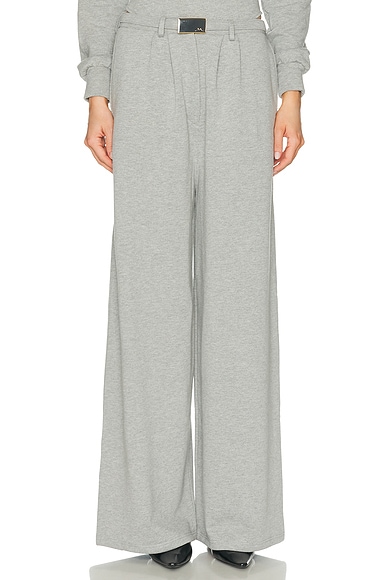 Rowen Rose Wide Leg Pant in Grey