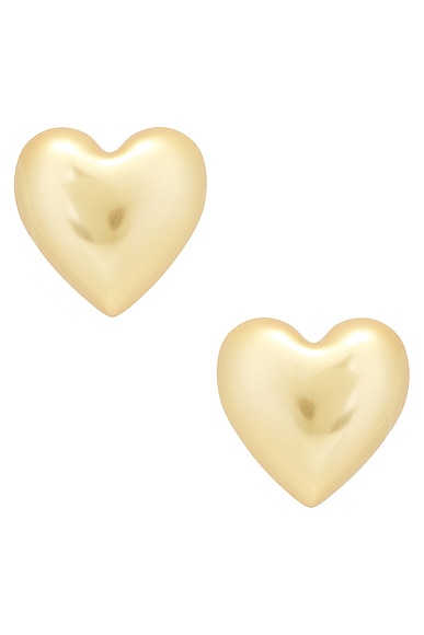 The Puffy Heart Stud Earrings