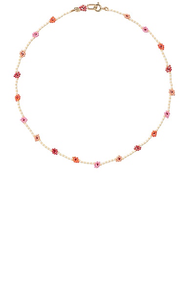 Roxanne Assoulin For Fwrd Daisy Necklaces in Pink