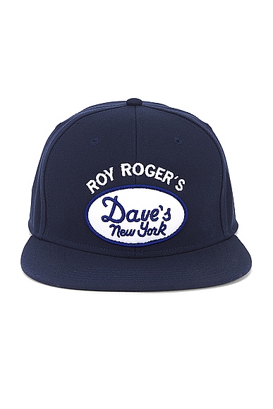 Shop Roy Roger's X Dave's New York Baseball Cap In Blue Navy