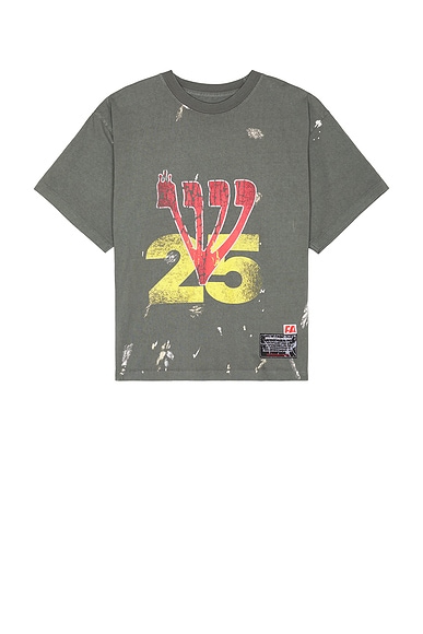 RRR123 Love Stuff T-Shirt in Grey