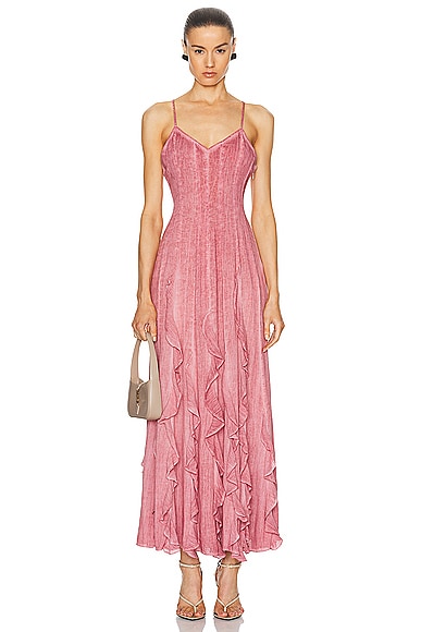 for FWRD Gaia Long Dress in Pink