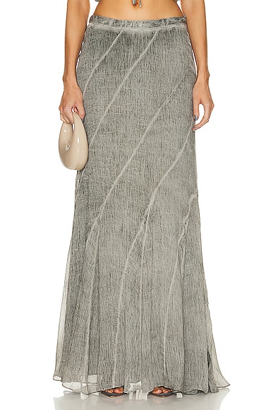 ROCOCO SAND River Long Skirt in Grey