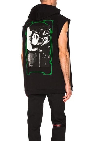 Raf simons sleeveless hoodie outlet