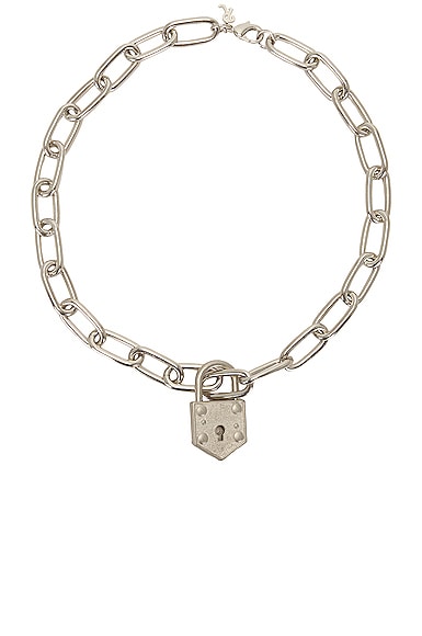 Small Lock On Plain Flat Chain