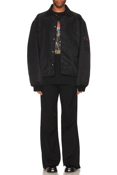 Long Sleeved Polo Bomber