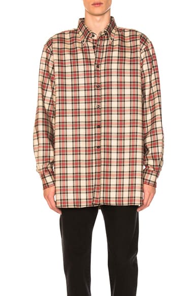 Slightly Oversized Plaid Shirt