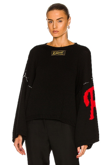 Raf Simons Oversized Sweater in Black