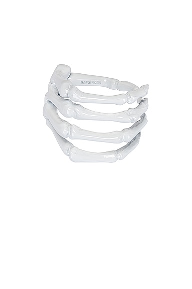 Raf Simons Skeleton Bracelet in White