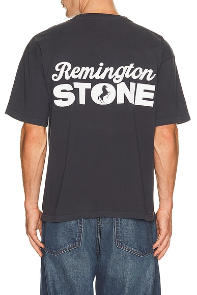 Remington Stone Stack Tee in Black