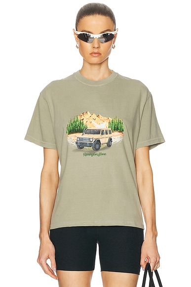★24SS 大人気★ONE OF THESE DAYS GOODBYE, GOODBYE TEE ONE OF THESE DAYS Goodbye, Goodbye Tee in Mustang Brown | FWRD