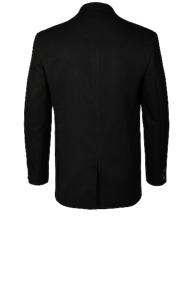 Shop Rta Double Breasted Suit Blazer In Black