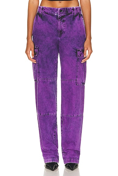 Cargo Jean in Purple