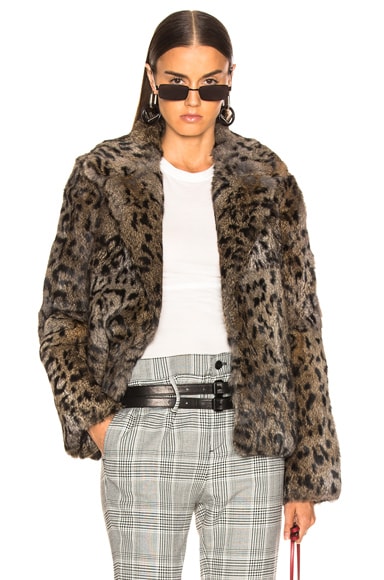 Saffron Fur Coat