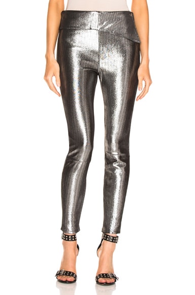 RTA Rumer Leather Pant in Knife Fight | FWRD