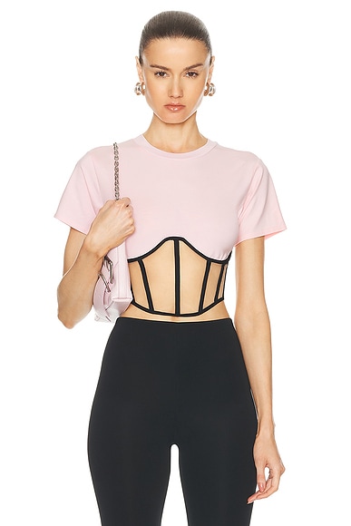 RTA Angelo Top in Festive Pink