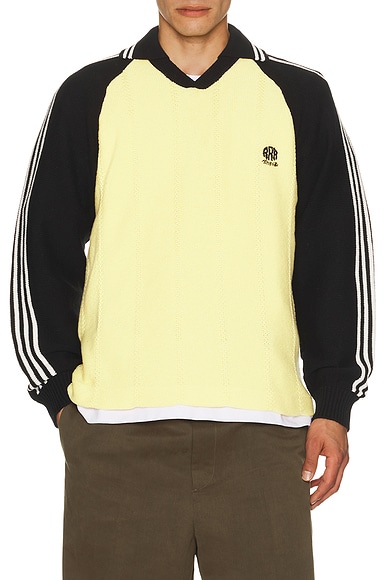 rice nine ten Knitted Goalee Sweater in Yellow