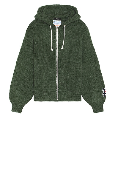 Hand Knitted Zip Hoodie