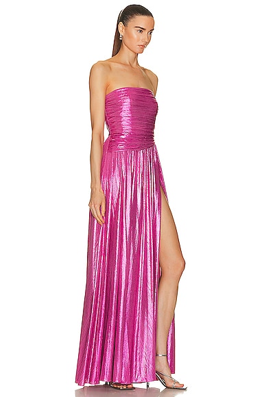 Shop Retroféte Jacie Dress In Hot Pink