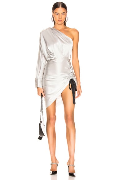 retrofete Neva Dress in Silver | FWRD