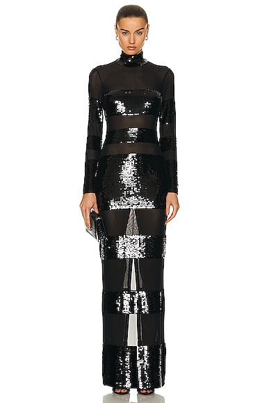 Shop Retroféte Melina Dress In Black