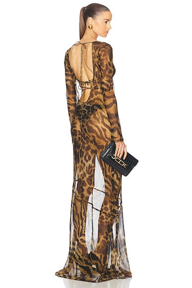 retrofete Vienna Dress in Vintage Mixed Animal