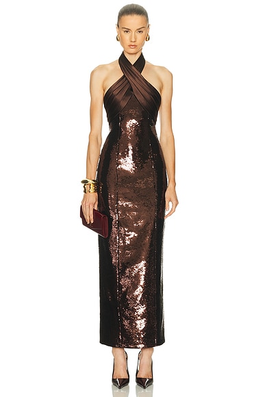 retrofete Tamra Dress in Tobacco
