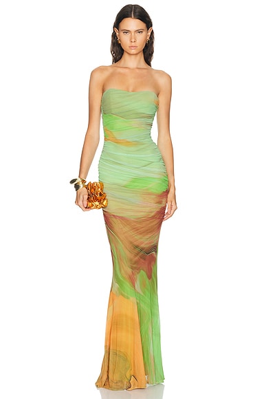 retrofete Isadore Dress in Pera Brushstroke