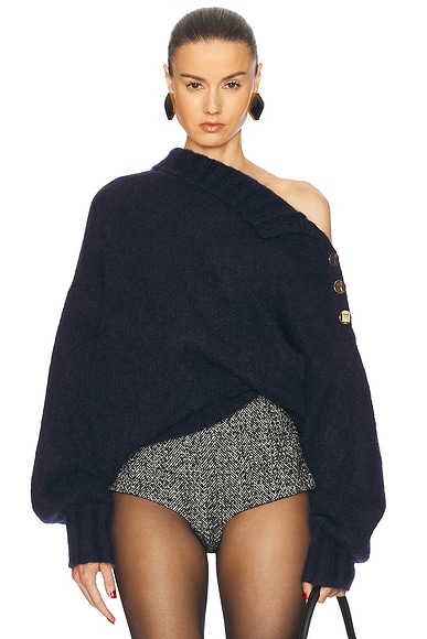 retrofete Amalia Sweater in Ink & Navy