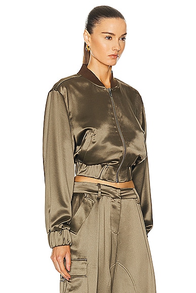 Shop Retroféte Wes Jacket In Military Green