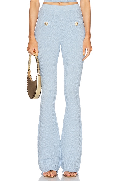 retrofete Joliet Pant in Metallic Powder Blue