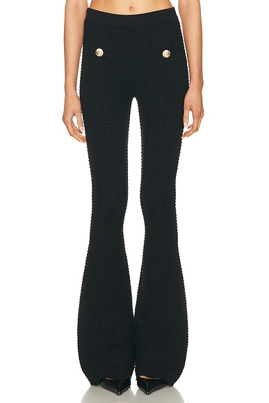 retrofete Joliet Knit Pant in Metallic Black