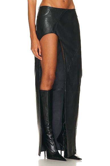 Shop Retroféte Retofete Tash Skirt In Black