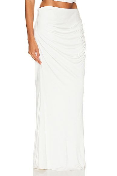 Shop Retroféte Vivienne Skirt In White