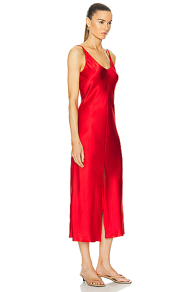 Shop Sablyn Atlas Dress In Scarlet