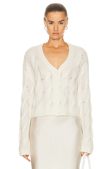 Joelle Embellished Cable Cardigan
