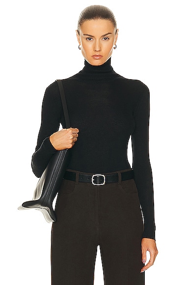 Belle Cashmere Sweater in Black