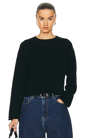 SABLYN Maureen Cashmere Sweater in Black