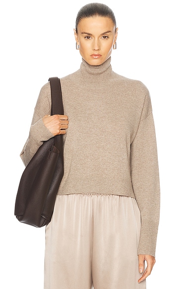 SABLYN Sable Turtleneck Sweater in Eco Gravel