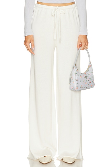 SABLYN Adler Relaxed Straight Leg Pant in Gardenia