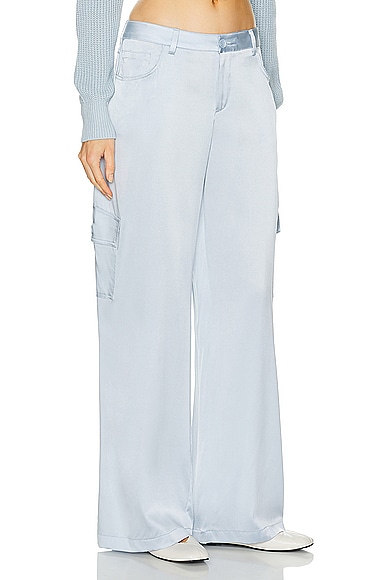 SABLYN RONAN WIDE LEG SILK CARGO PANT 