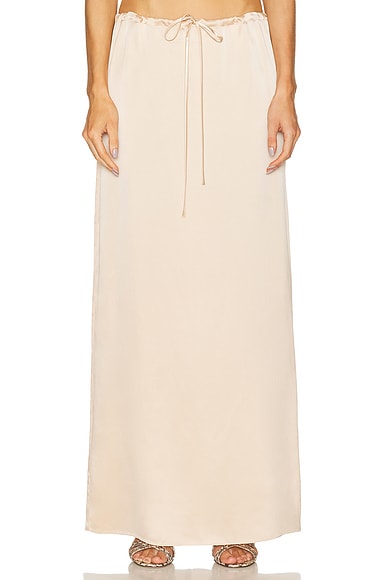 Sol Drawstring Maxi Skirt