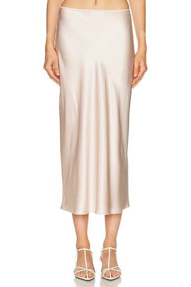 SABLYN Miranda Scallop Trim Skirt in Lunar