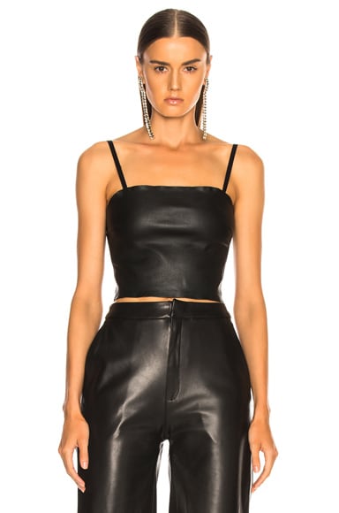 Max Leather Tube Top