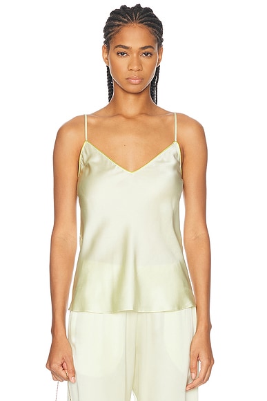 SABLYN Gloria Cami Top in Citron & Chartreuse