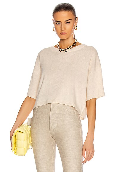 SABLYN Miles Top in Cream | FWRD
